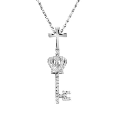 Diamond King key in 10k Gold .16 Ctw